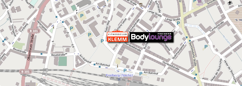 Anfahrt zum Fitnessclub Klemm